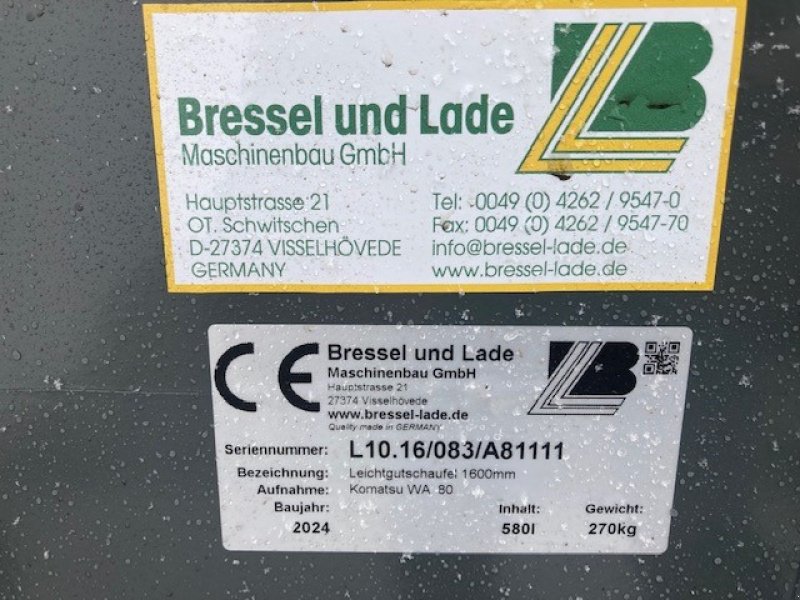 Frontladerzubehör des Typs Bressel & Lade Schaufel, Gebrauchtmaschine in Weinbergen-Bollstedt (Bild 4)