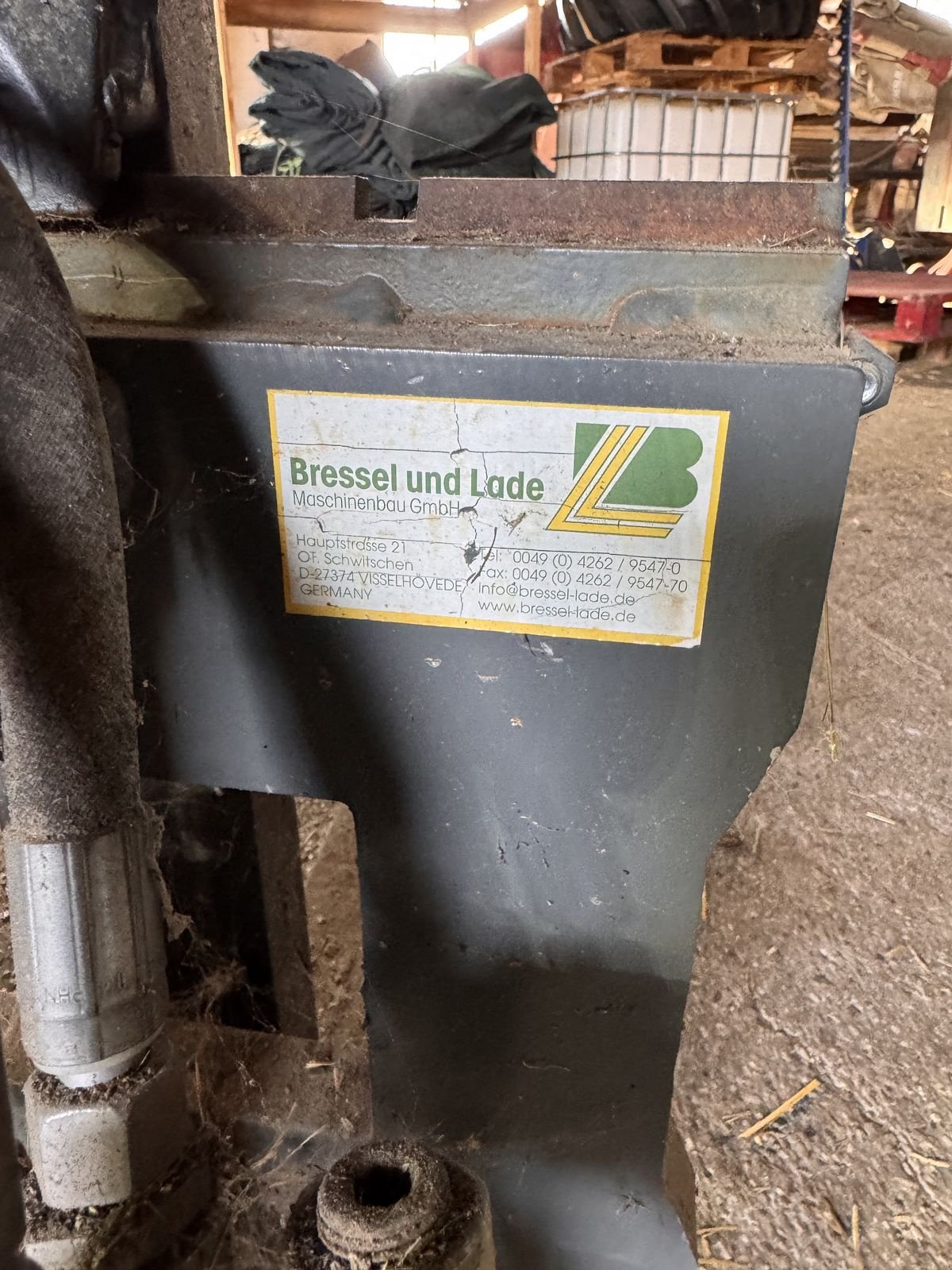 Frontladerzubehör typu Bressel & Lade Seitenverschub hydraulisch, Vorführmaschine v Traberg (Obrázek 5)