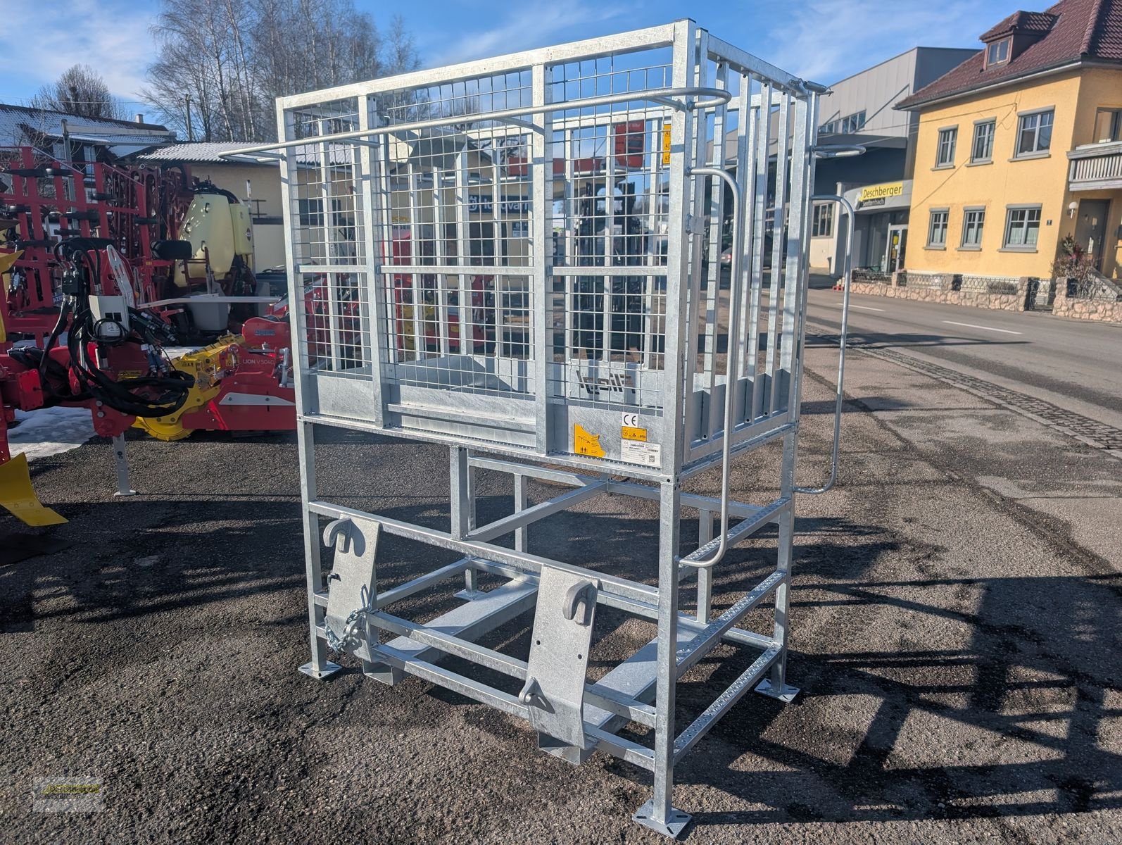 Frontladerzubehör от тип Fliegl Arbeitskorb/Arbeitsbühne hoch mit Euro-Au, Neumaschine в Senftenbach (Снимка 1)