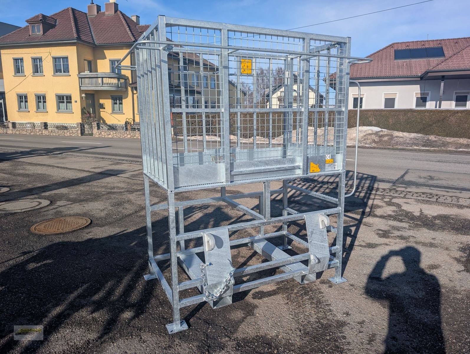 Frontladerzubehör от тип Fliegl Arbeitskorb/Arbeitsbühne hoch mit Euro-Au, Neumaschine в Senftenbach (Снимка 4)