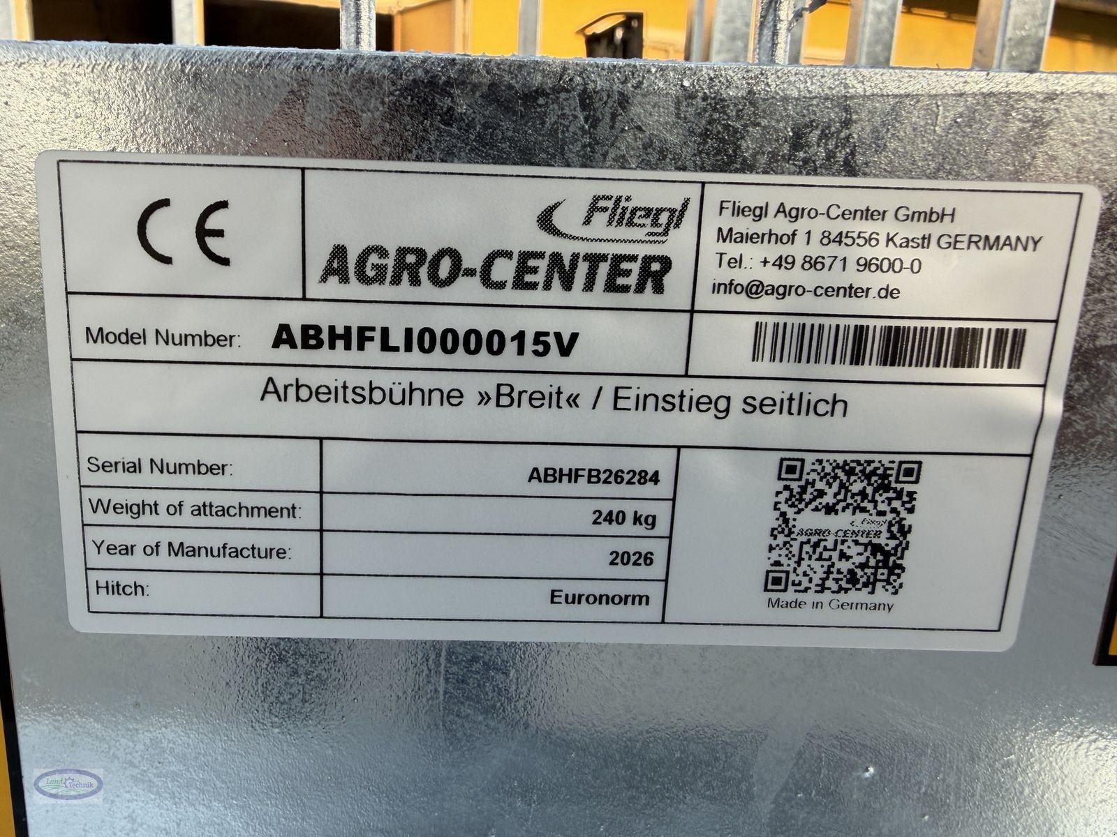 Frontladerzubehör van het type Fliegl Arbeitskorb, Neumaschine in Münzkirchen (Foto 9)