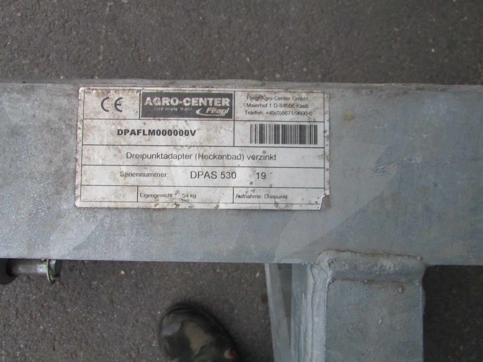Frontladerzubehör des Typs Fliegl Dreipunktadapter, Gebrauchtmaschine in Saxen (Bild 5)