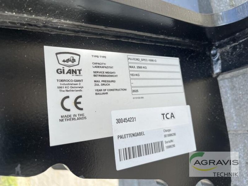 Frontladerzubehör of the type GiANT PALETTENGABEL, Neumaschine in Raesfeld (Picture 3)