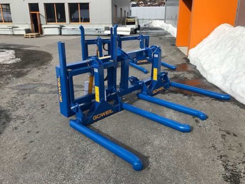 Frontladerzubehör Türe ait Göweil Doppel-Rundballentransportgabel DTR mit 2x BTGME, Neumaschine içinde Tamsweg (resim 1)