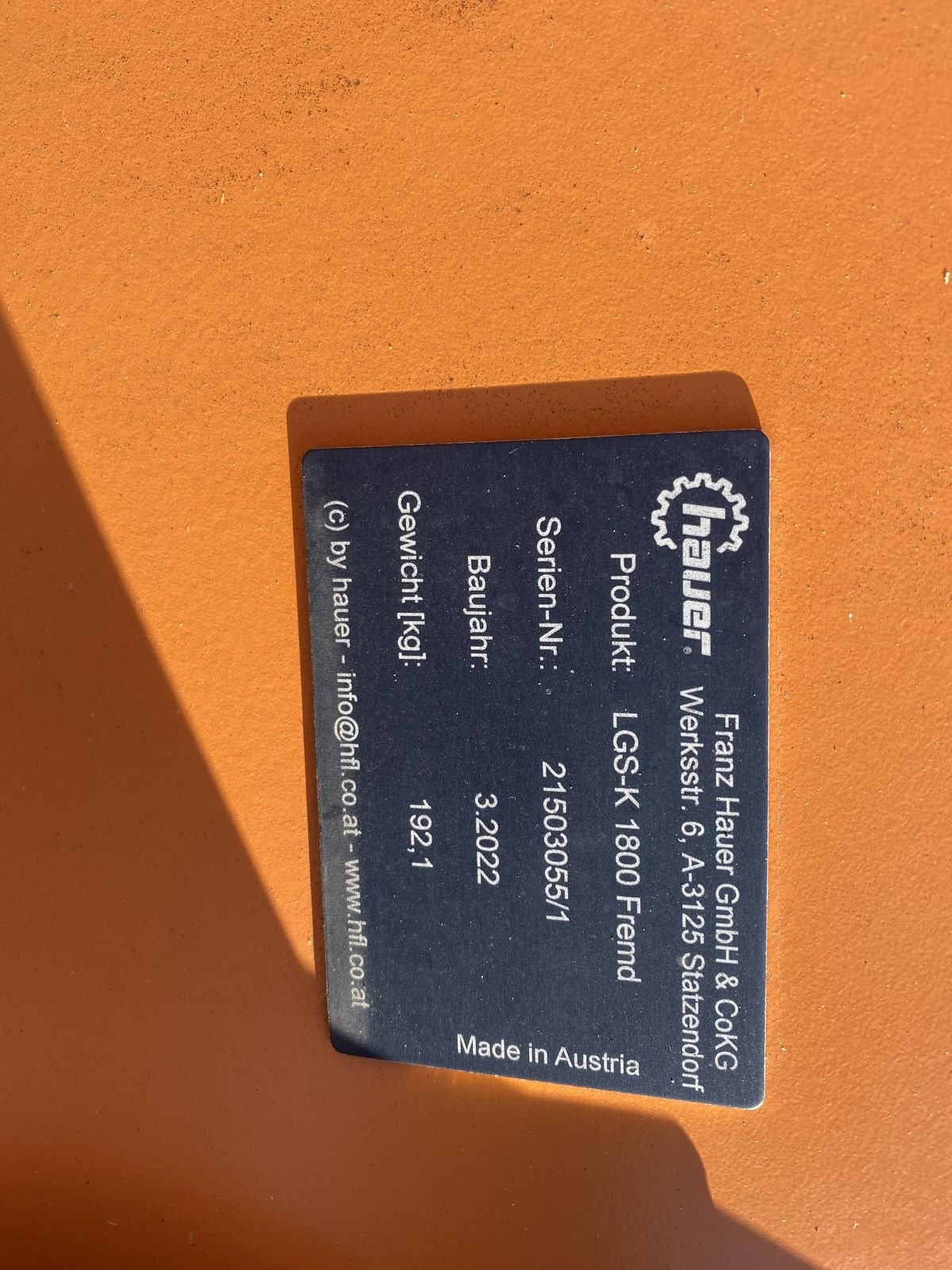 Frontladerzubehör des Typs Hauer LGS-K 1800 Fremd, Neumaschine in Ried im Oberinntal (Bild 5)