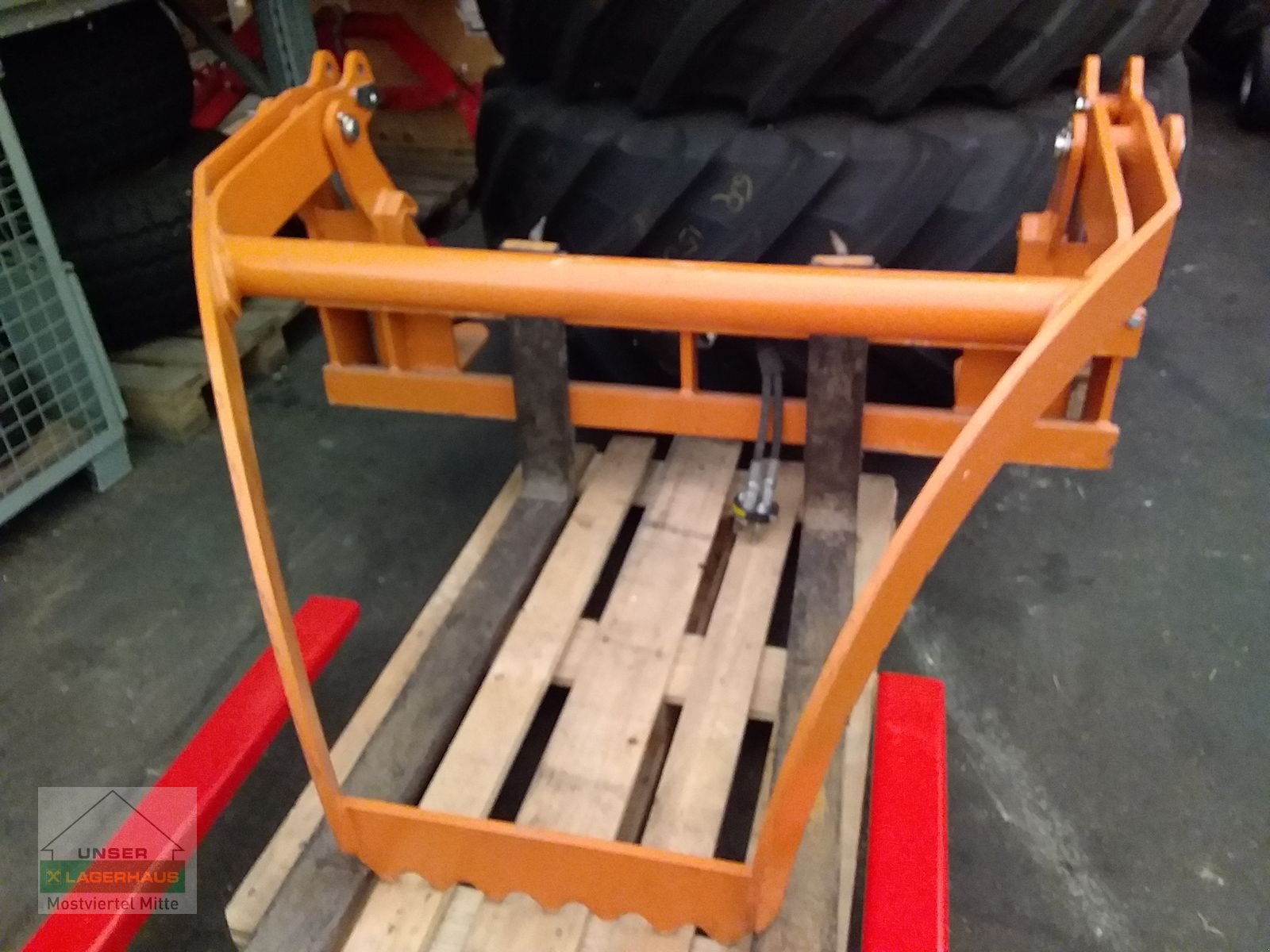 Frontladerzubehör типа Hauer Palettengabel mit hydr. Niederhalter, Gebrauchtmaschine в Bergland (Фотография 3)