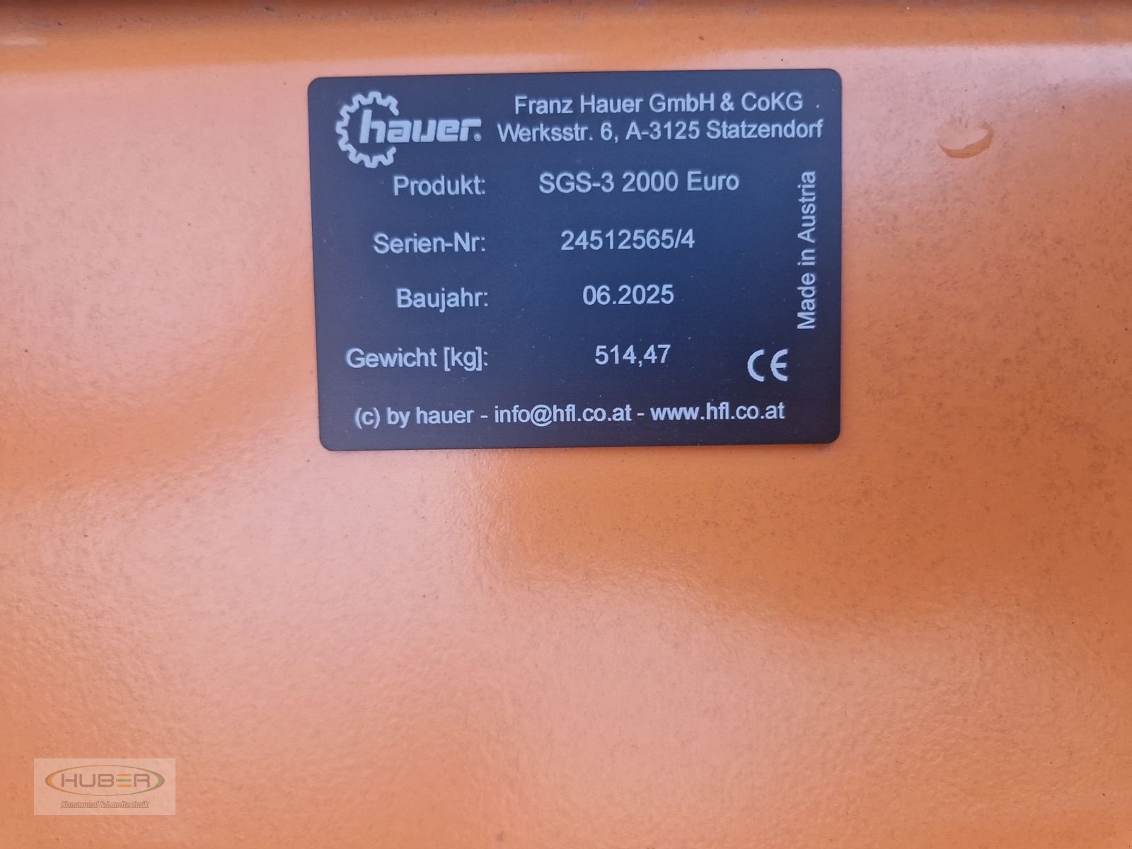 Frontladerzubehör of the type Hauer SGS-3 2000mm EURO Silogreifschaufel, Gebrauchtmaschine in Kundl/Tirol (Picture 3)