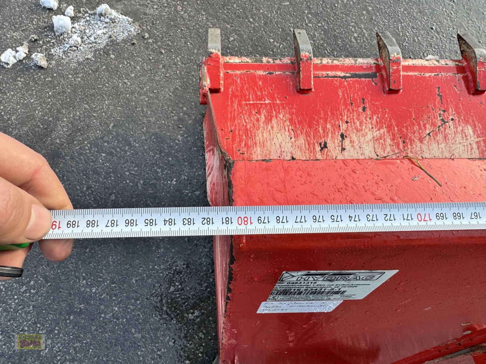 Frontladerzubehör типа Hydrac Schotterschaufel 185cm mit Zähne Euroaufnahme, Gebrauchtmaschine в Kötschach (Фотография 21)