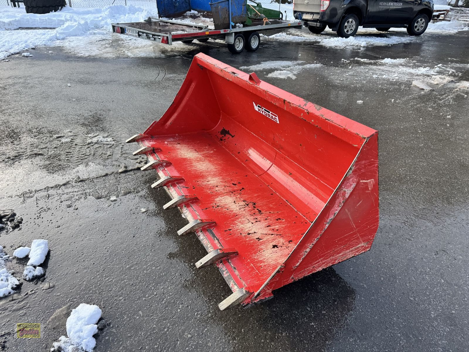 Frontladerzubehör типа Hydrac Schotterschaufel 185cm mit Zähne Euroaufnahme, Gebrauchtmaschine в Kötschach (Фотография 18)