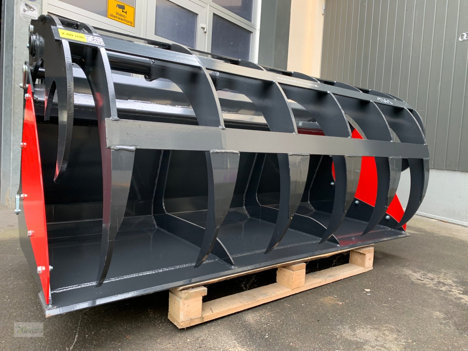 Frontladerzubehör a típus Inter Tech Greifschaufel 2,40 m breit, Neumaschine ekkor: Alitzheim (Kép 1)