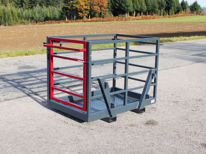 Frontladerzubehör des Typs InterTech Arbeitskorb, Arbeitsbühne 1550, Neumaschine in Neukirchen am Walde  (Bild 1)