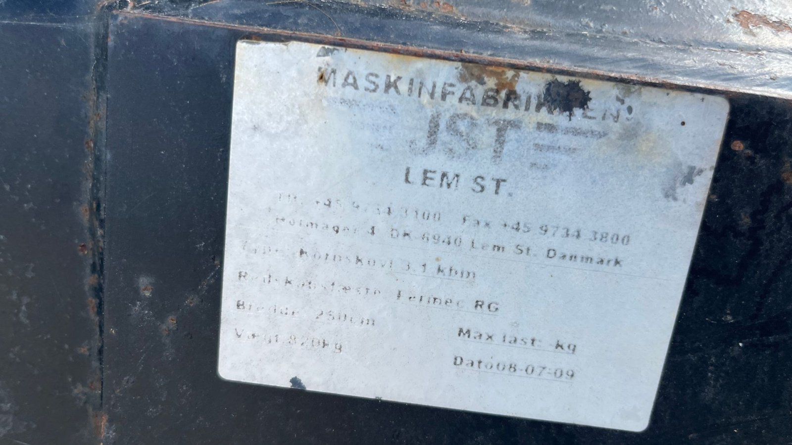 Frontladerzubehör tipa JST 2,5m kornskovl, Gebrauchtmaschine u Horsens (Slika 2)