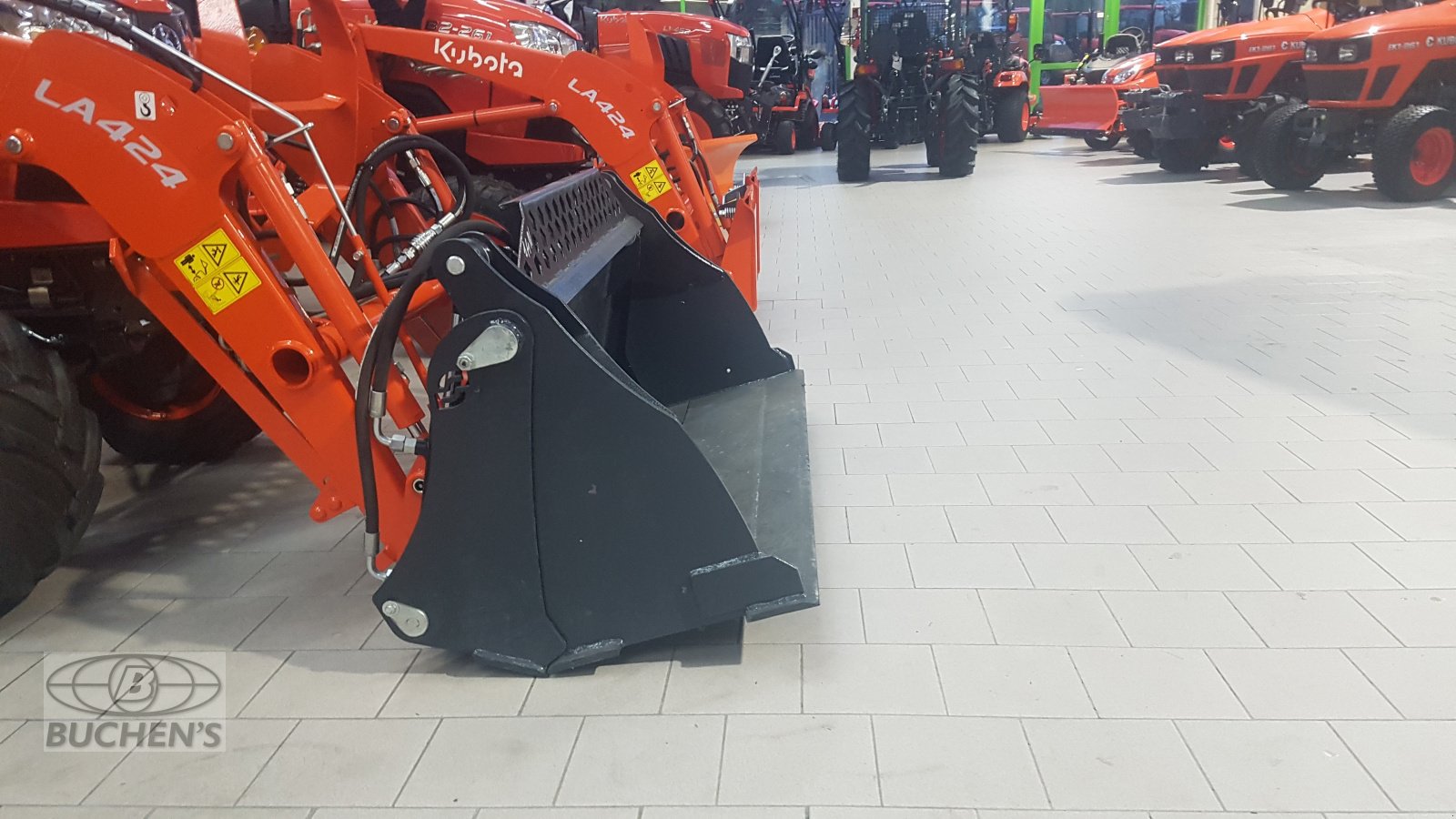 Frontladerzubehör des Typs Kubota Greifschaufel 135cm, Neumaschine in Olpe (Bild 4)