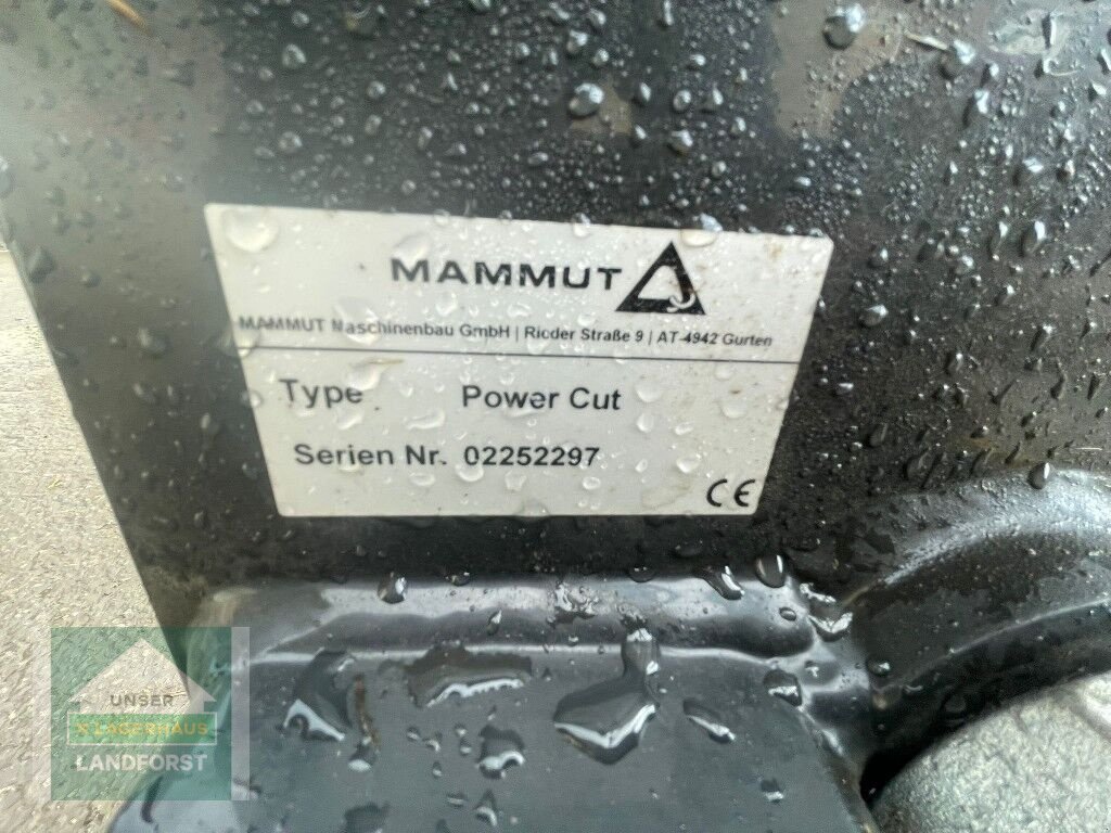 Frontladerzubehör от тип Mammut Power Cut, Gebrauchtmaschine в Kapfenberg (Снимка 5)