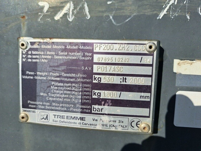 Frontladerzubehör des Typs Merlo LVA Leichtgutschaufel 2000, Gebrauchtmaschine in Rollwitz (Bild 3)