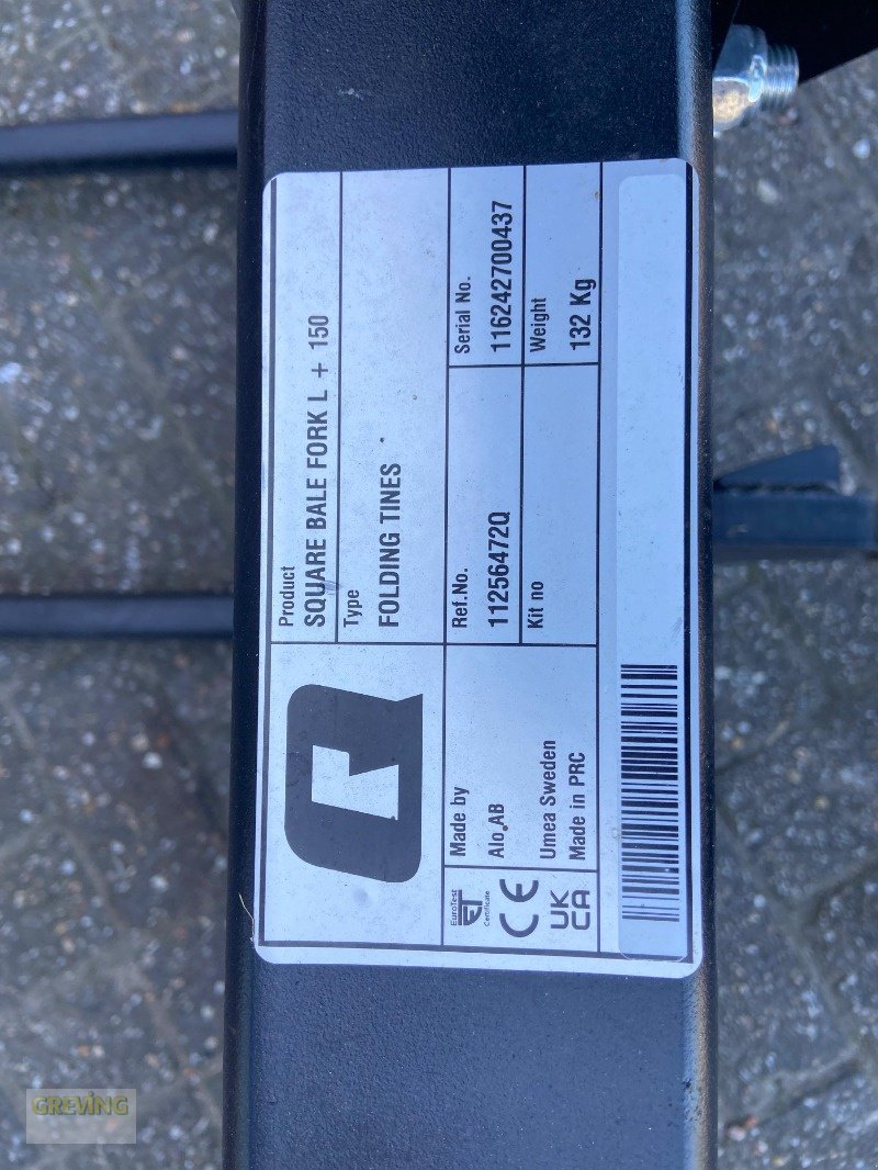 Frontladerzubehör of the type Quicke Ballengabel L+150, Gebrauchtmaschine in Ahaus (Picture 12)