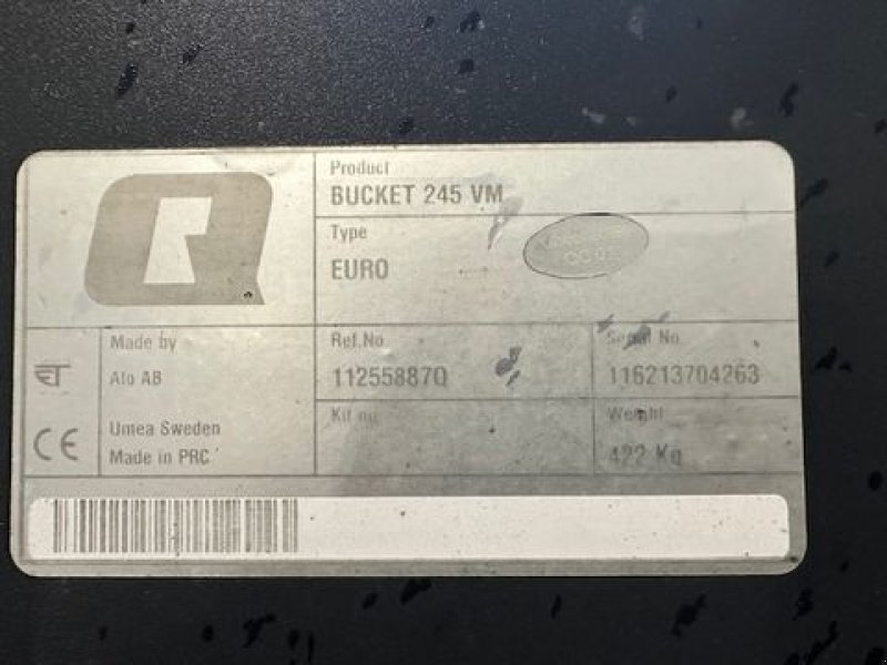 Frontladerzubehör of the type Quicke Volumenschaufel VM245cm, Neumaschine in Tamsweg (Picture 6)