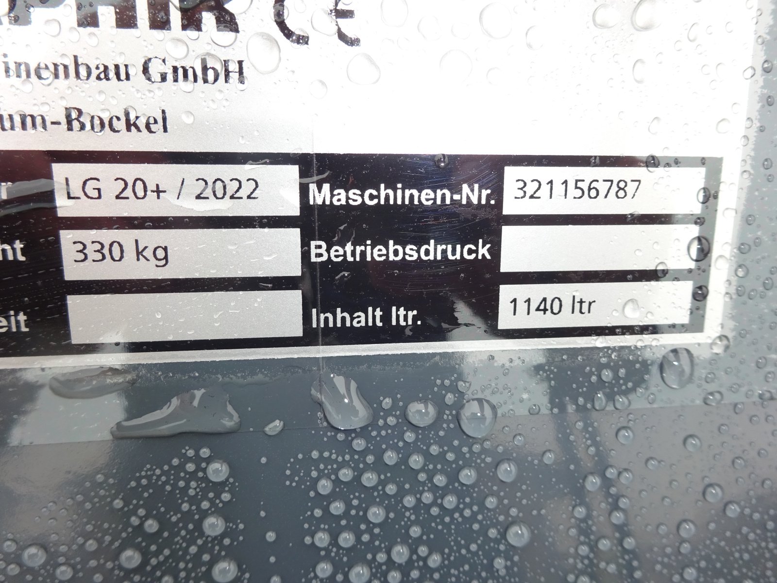 Frontladerzubehör tip Saphir LG 20+, Neumaschine in Tuntenhausen (Poză 4)