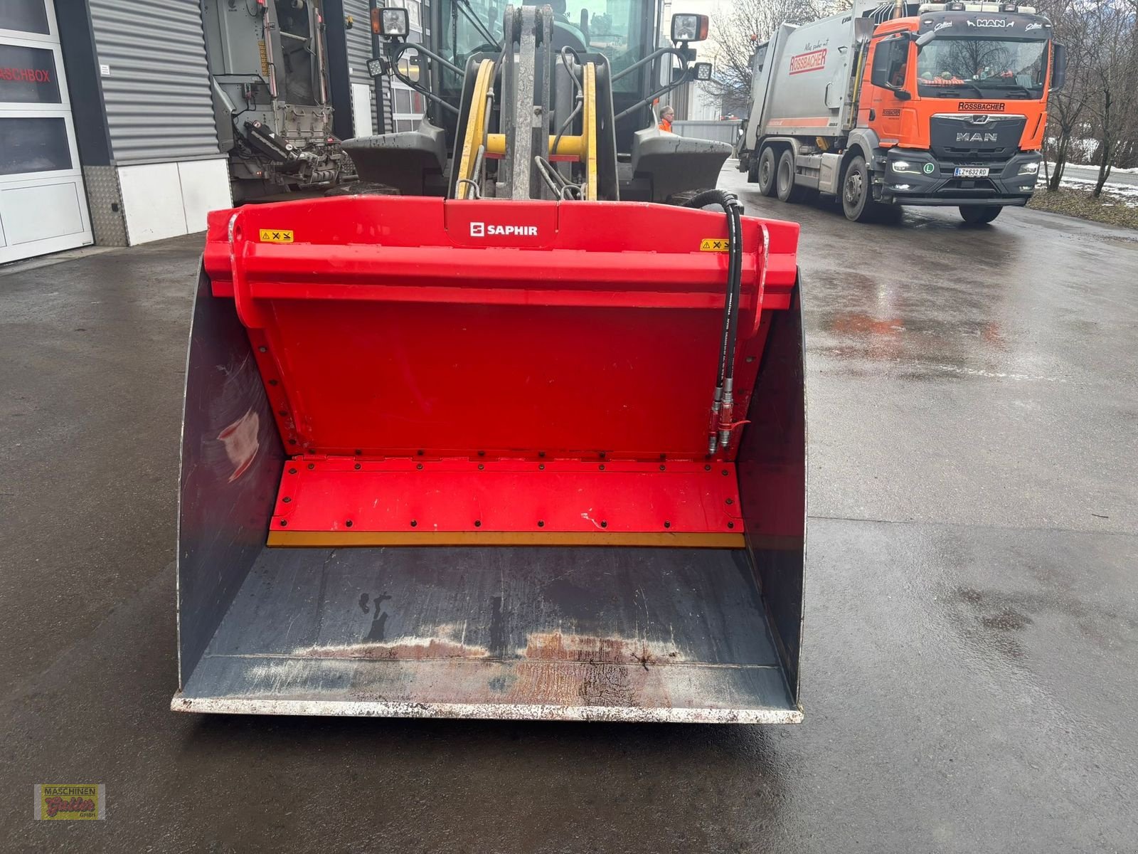 Frontladerzubehör типа Saphir LGA 16 , Leichtgutschaufel mit Abschiebewand, Gebrauchtmaschine в Kötschach (Фотография 1)