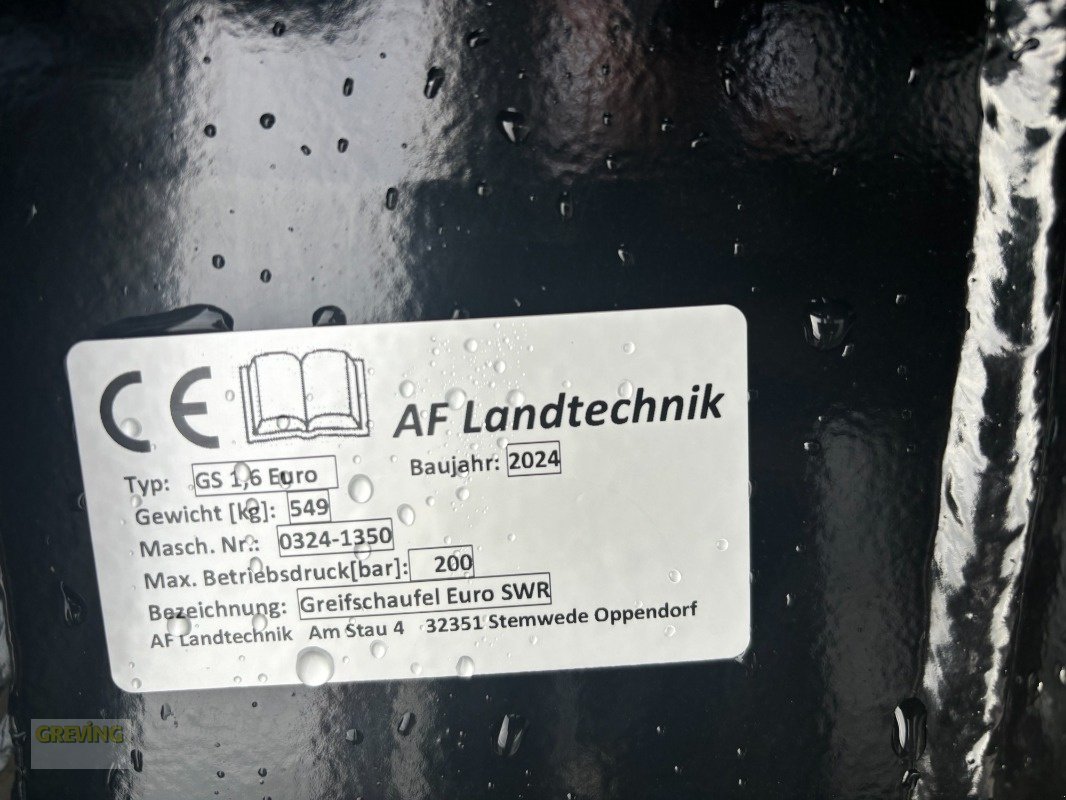 Frontladerzubehör des Typs Sonstige 1,6m Greifschaufel Euro SWR, Neumaschine in Ahaus (Bild 11)