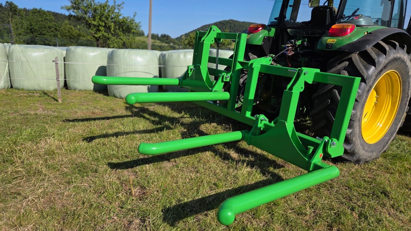 Frontladerzubehör des Typs Sonstige doppelte Ballengabel hydraulisch zum Heben, Neumaschine in Tamsweg (Bild 16)