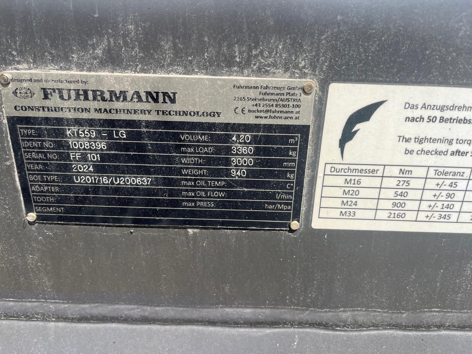 Frontladerzubehör tip Sonstige Fuhrmann, Neumaschine in Grund (Poză 5)