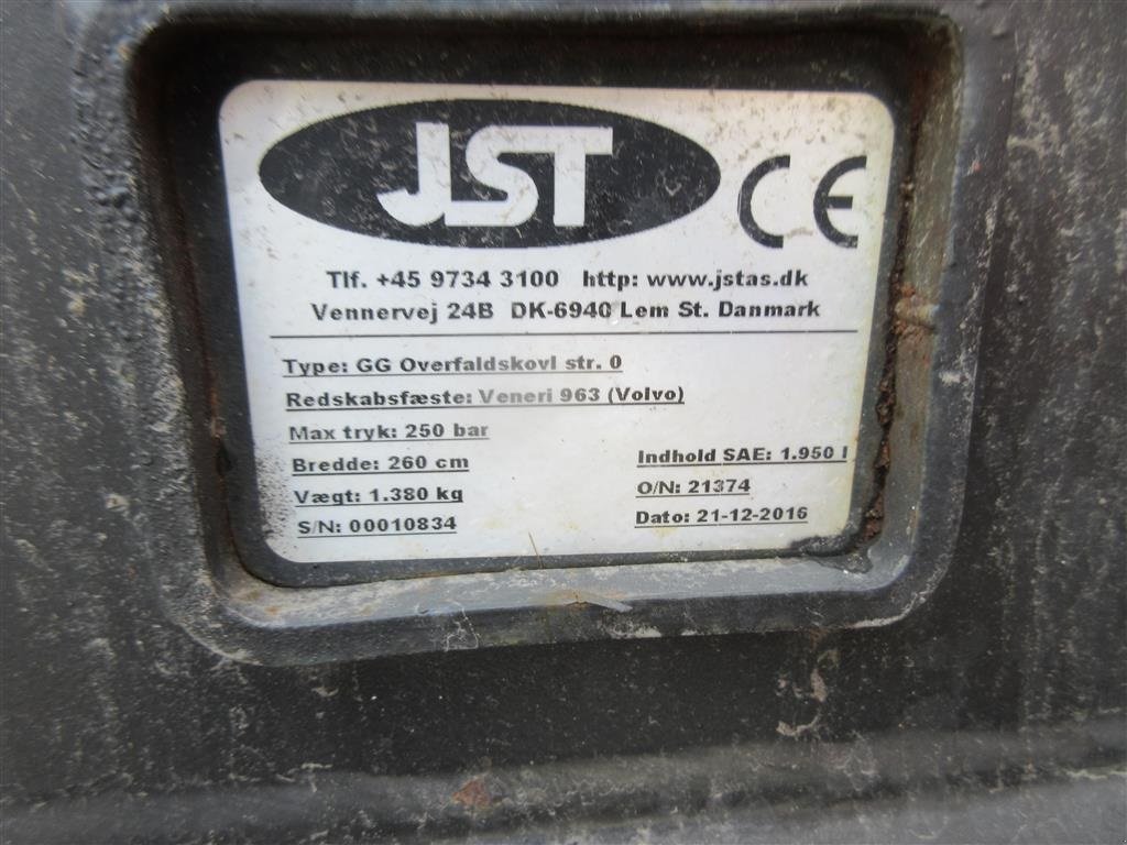 Frontladerzubehör of the type Sonstige Overfaldsskovl, Gebrauchtmaschine in Ribe (Picture 12)