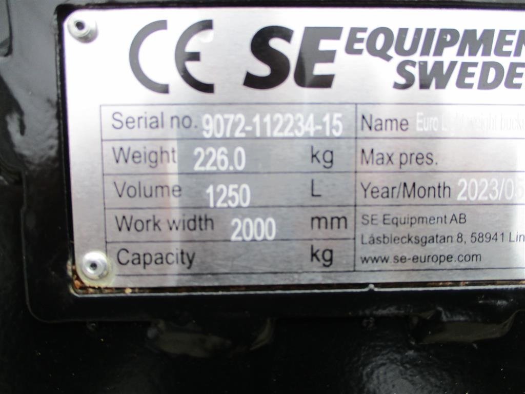 Frontladerzubehör tip Sonstige SE uni skovl 2.0m, Gebrauchtmaschine in Lintrup (Poză 7)