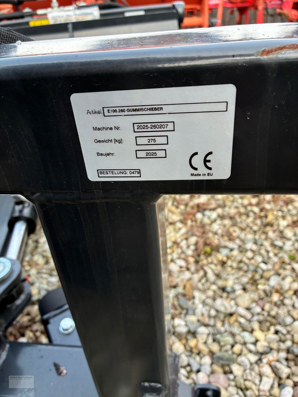 Frontladerzubehör del tipo Sonstige Talex Gummischieber 2,80 m, Neumaschine In Obing (Immagine 3)