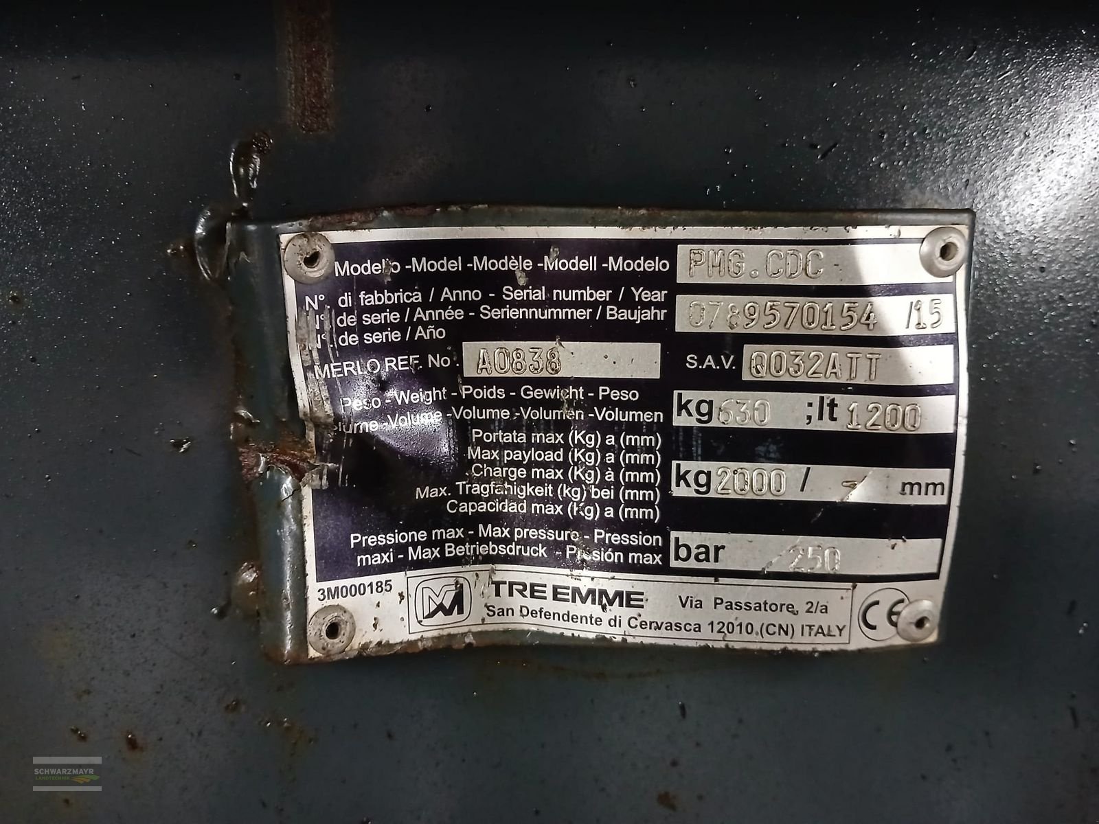 Frontladerzubehör of the type Sonstige Tre Emme PMG.CDC Greifschaufel, Gebrauchtmaschine in Aurolzmünster (Picture 3)