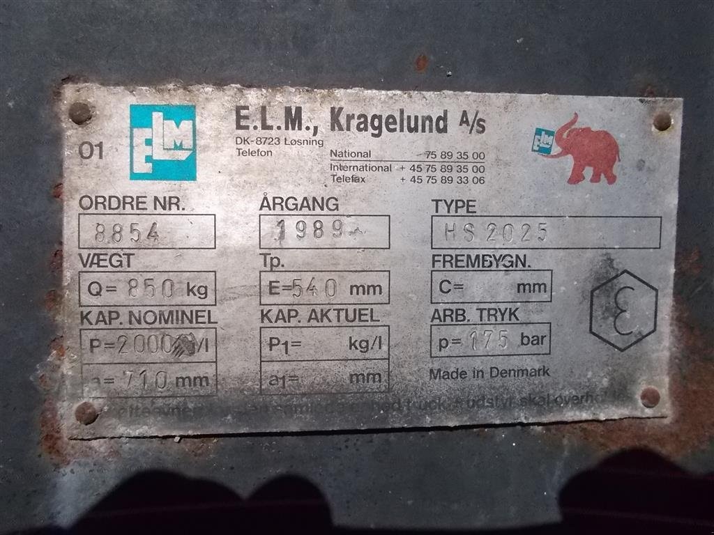 Frontladerzubehör des Typs Sonstige Truck skovl 180cm, Gebrauchtmaschine in Roslev (Bild 7)