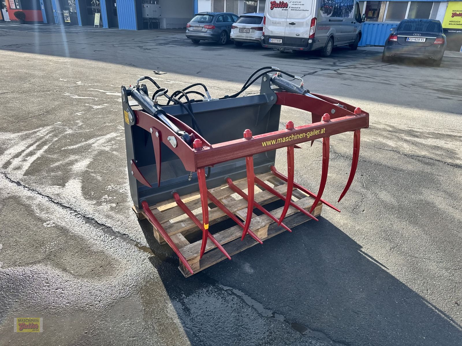 Frontladerzubehör of the type Stekro Krokodilgreifer Neu 130cm auch von 90-240cm, Neumaschine in Kötschach (Picture 1)