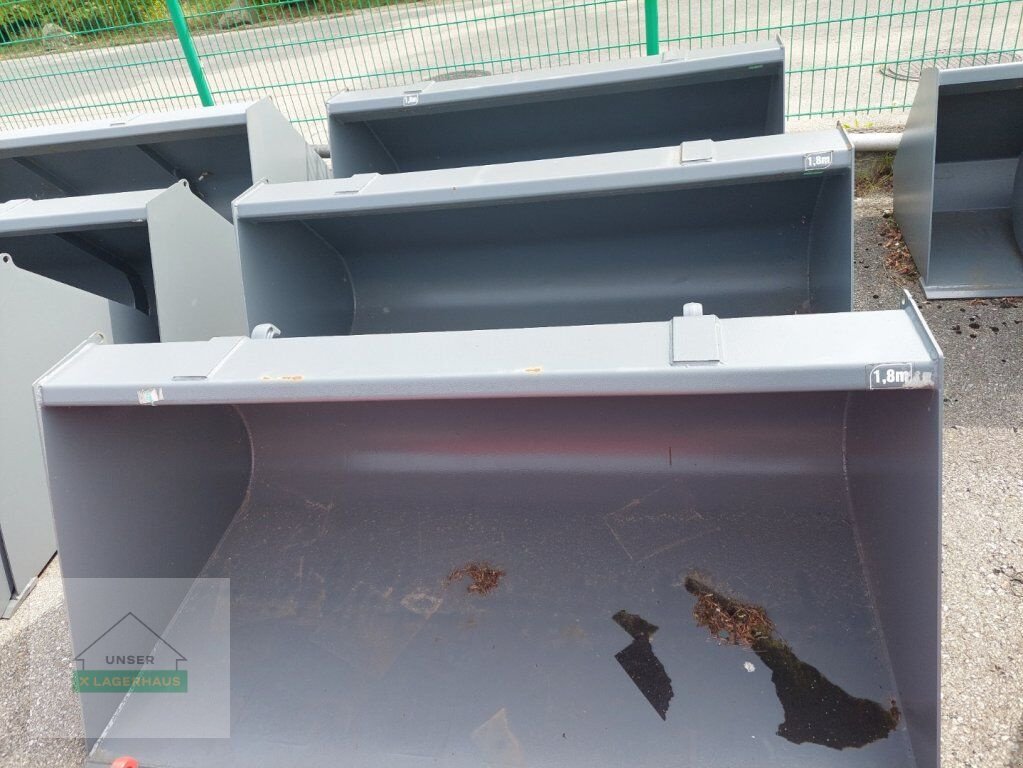 Frontladerzubehör des Typs Stekro SCHAUFEL GERUNDET 1:8 METER, Neumaschine in Aschbach (Bild 1)