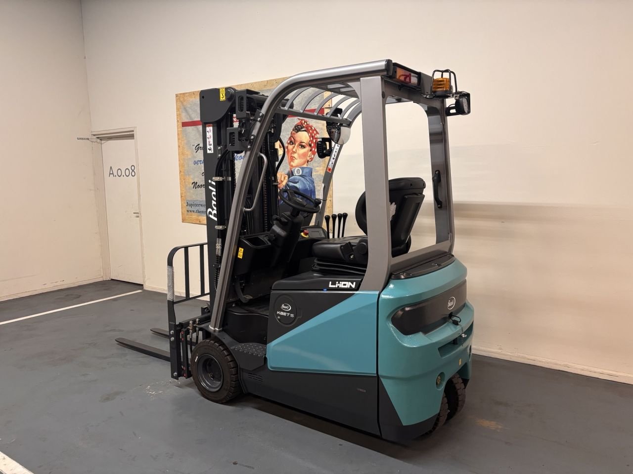 Frontstapler des Typs Baoli KBET15 Li G1, Gebrauchtmaschine in Leeuwarden (Bild 2)