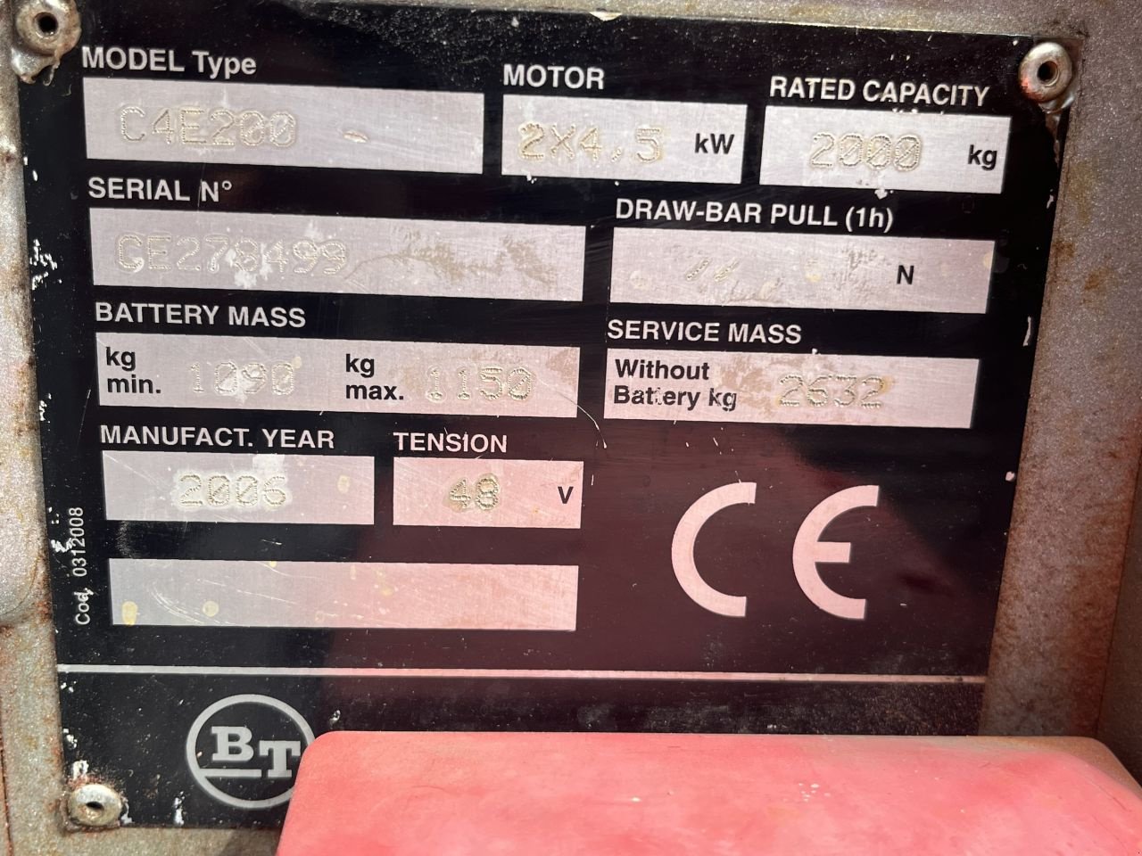 Frontstapler of the type BT CE20, Gebrauchtmaschine in Wekerom (Picture 9)