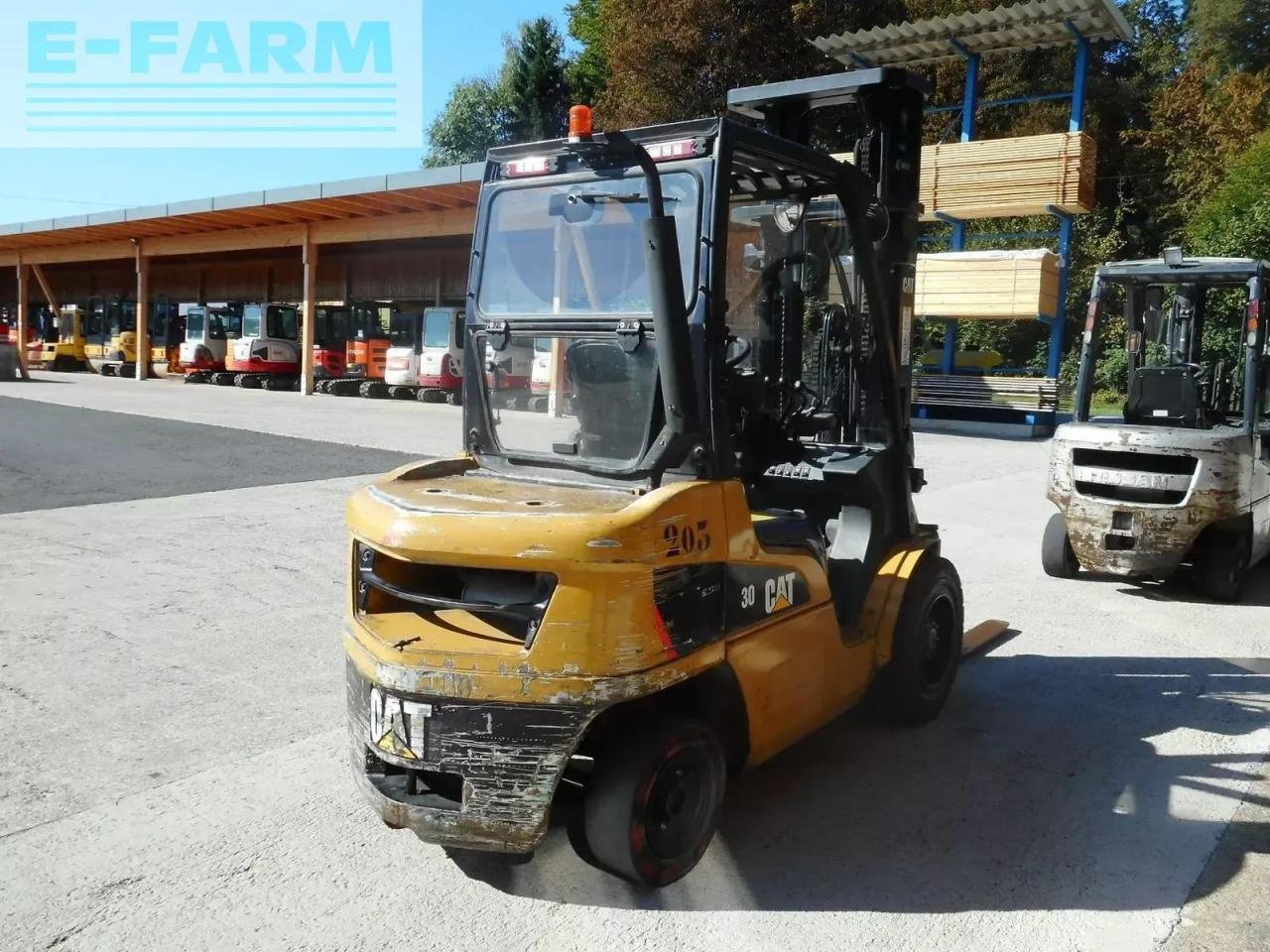 Frontstapler of the type Caterpillar dp30n triplex 5,97 meter + ss + ls + halbkab., Gebrauchtmaschine in ST. NIKOLAI/DR. (Picture 4)