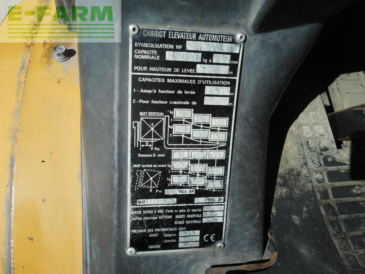 Frontstapler des Typs Caterpillar dp30n triplex 5,97 meter + ss + ls + halbkab., Gebrauchtmaschine in ST. NIKOLAI/DR. (Bild 12)