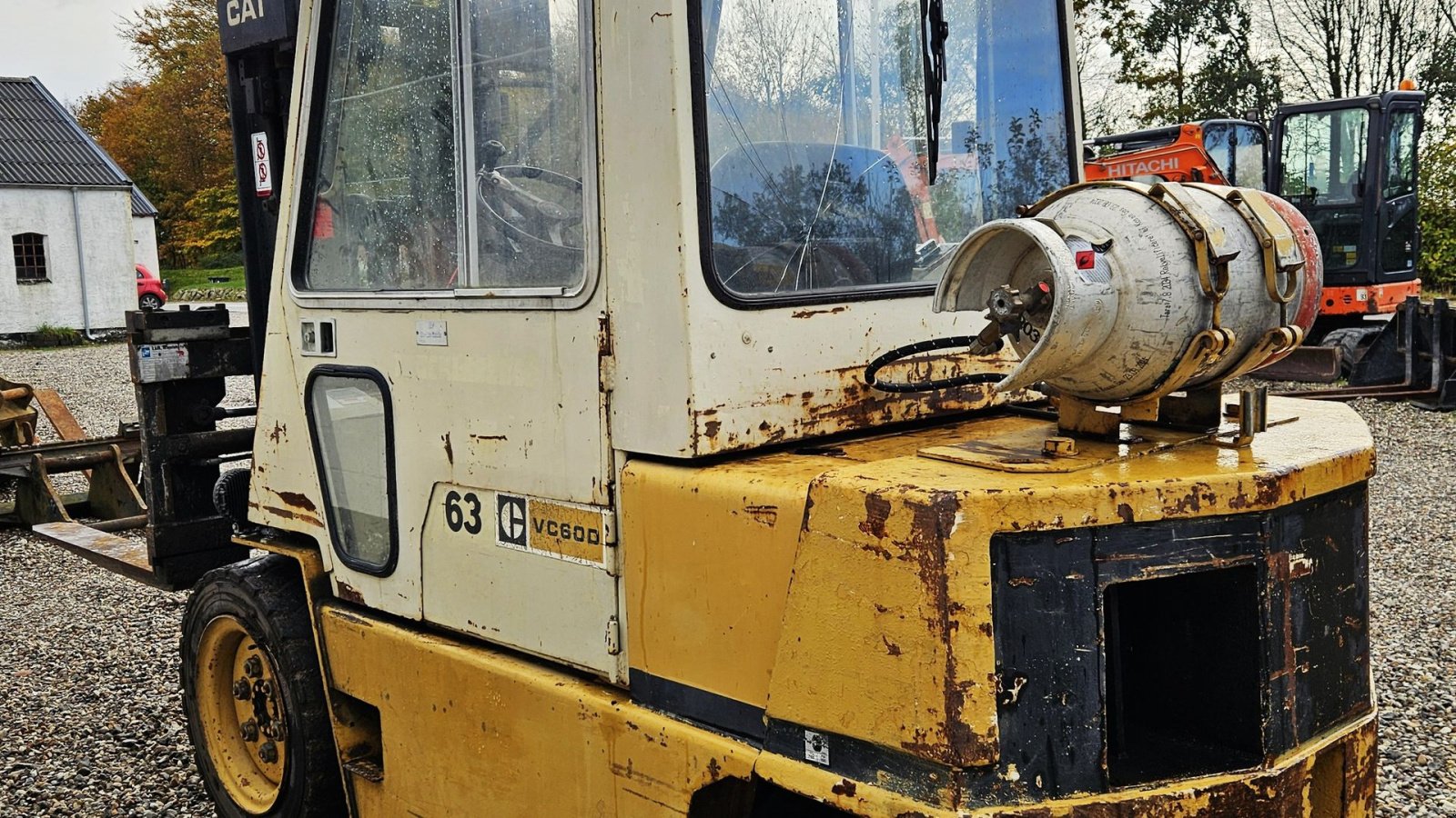 Frontstapler of the type Caterpillar VC60D / lukket kabine / 3 tons kapacitet / gas, Gebrauchtmaschine in Arden (Picture 4)