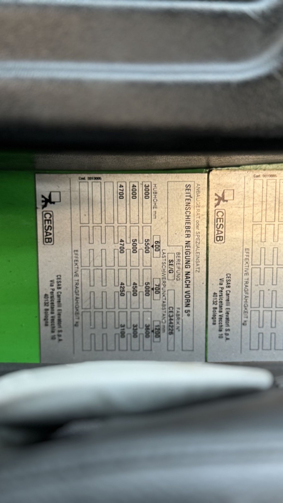 Frontstapler del tipo Cesab ECO/P70, Gebrauchtmaschine In Winterswijk (Immagine 11)