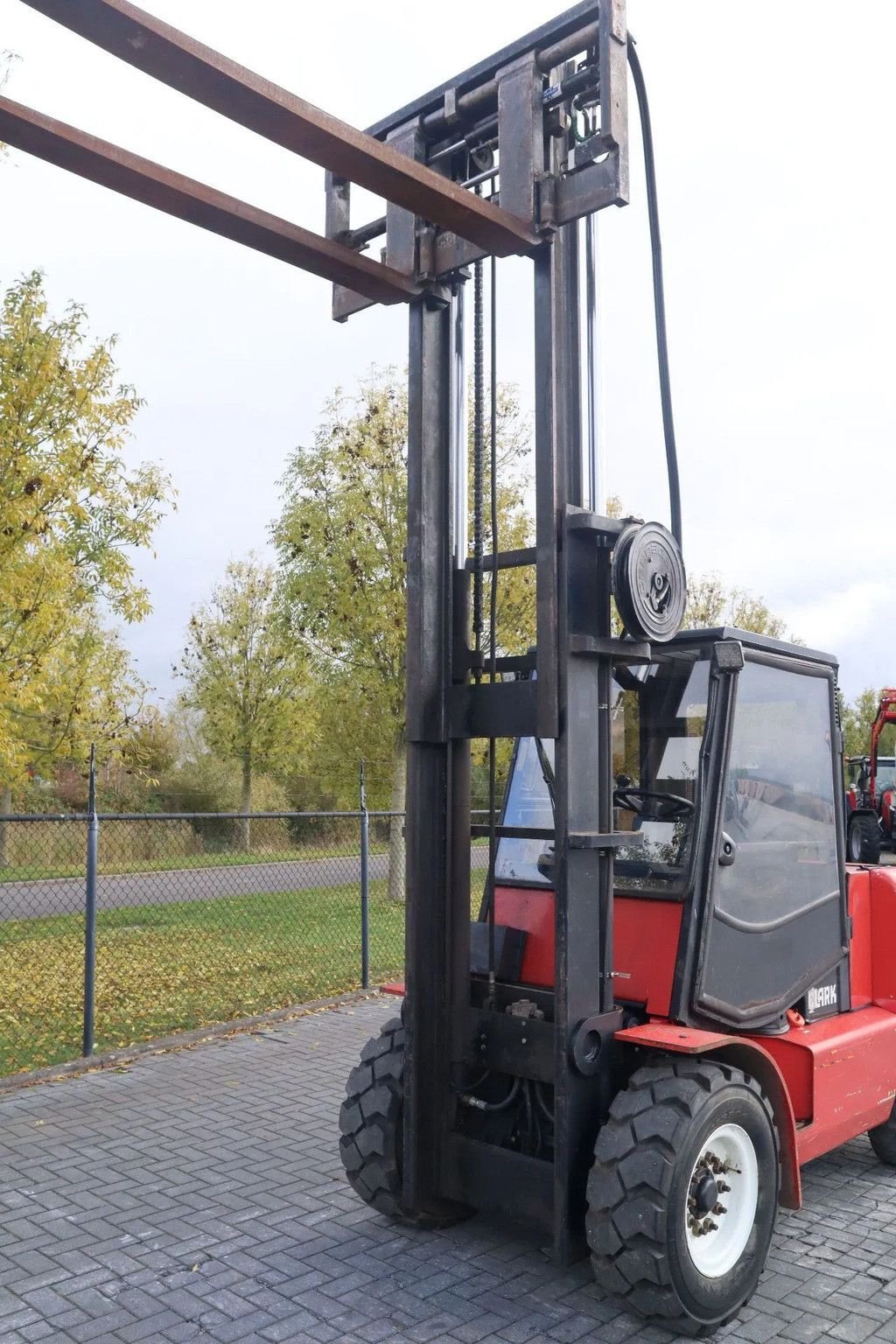 Frontstapler del tipo Clark CPD50S 5 TON DUPLEX HYDR. FORKS, Gebrauchtmaschine In Marknesse (Immagine 9)