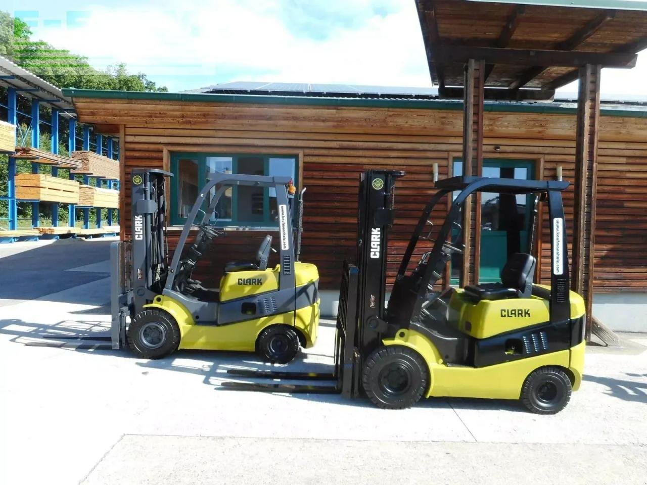 Frontstapler del tipo Clark g18d ( triplexfreihubmast 4,78m ) + ss + ls, Gebrauchtmaschine In ST. NIKOLAI/DR. (Immagine 1)