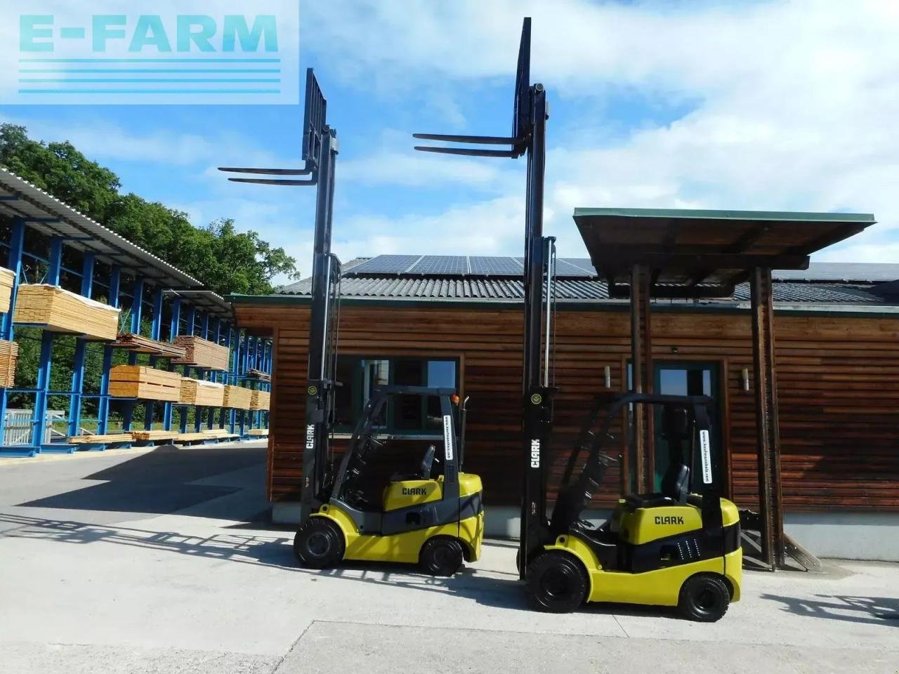 Frontstapler del tipo Clark g18d ( triplexfreihubmast 4,78m ) + ss + ls, Gebrauchtmaschine In ST. NIKOLAI/DR. (Immagine 15)