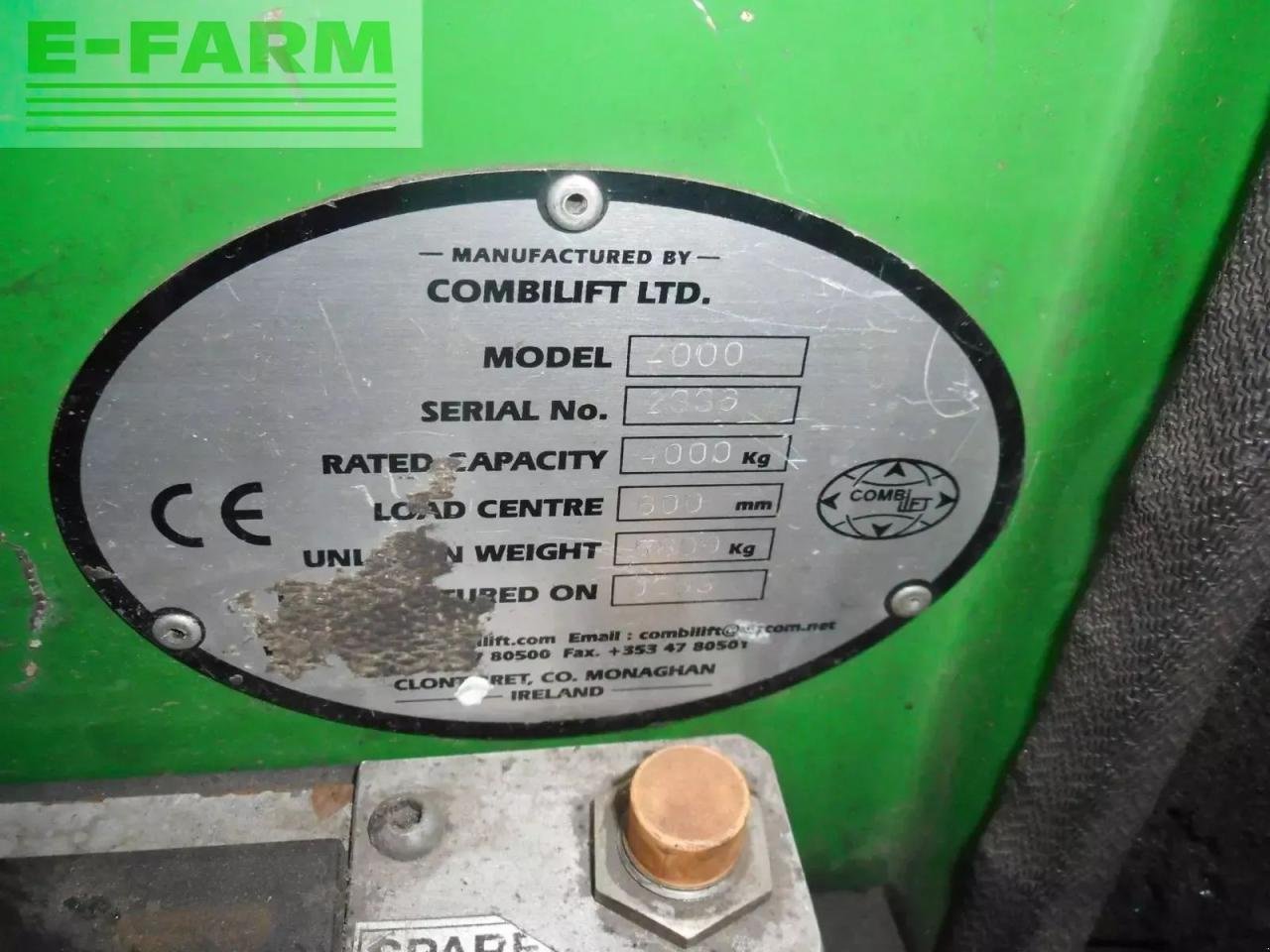 Frontstapler tip Combilift c4000 diesel 4wege allrad stapler, Gebrauchtmaschine in ST. NIKOLAI/DR. (Poză 10)