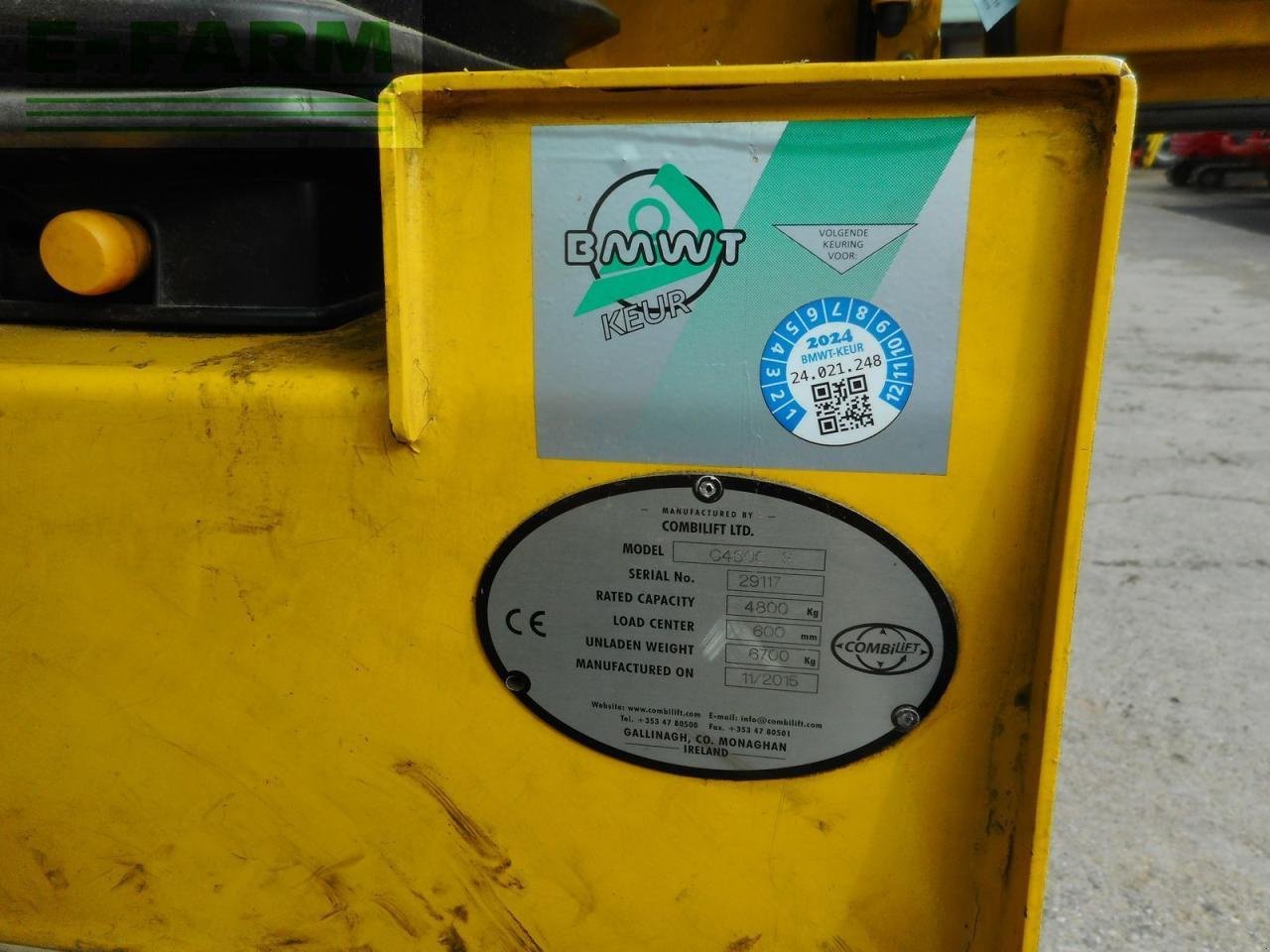 Frontstapler typu Combilift c4800s diesel allrad 4wege stapler, Gebrauchtmaschine v ST. NIKOLAI/DR. (Obrázek 9)