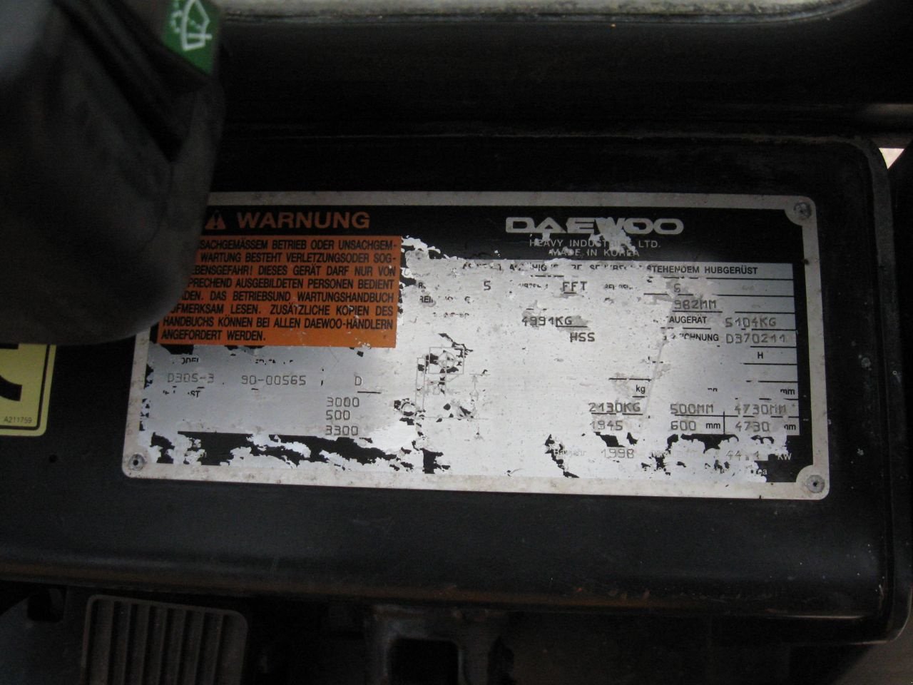 Frontstapler от тип Daewoo -, Gebrauchtmaschine в Oldenzaal (Снимка 5)