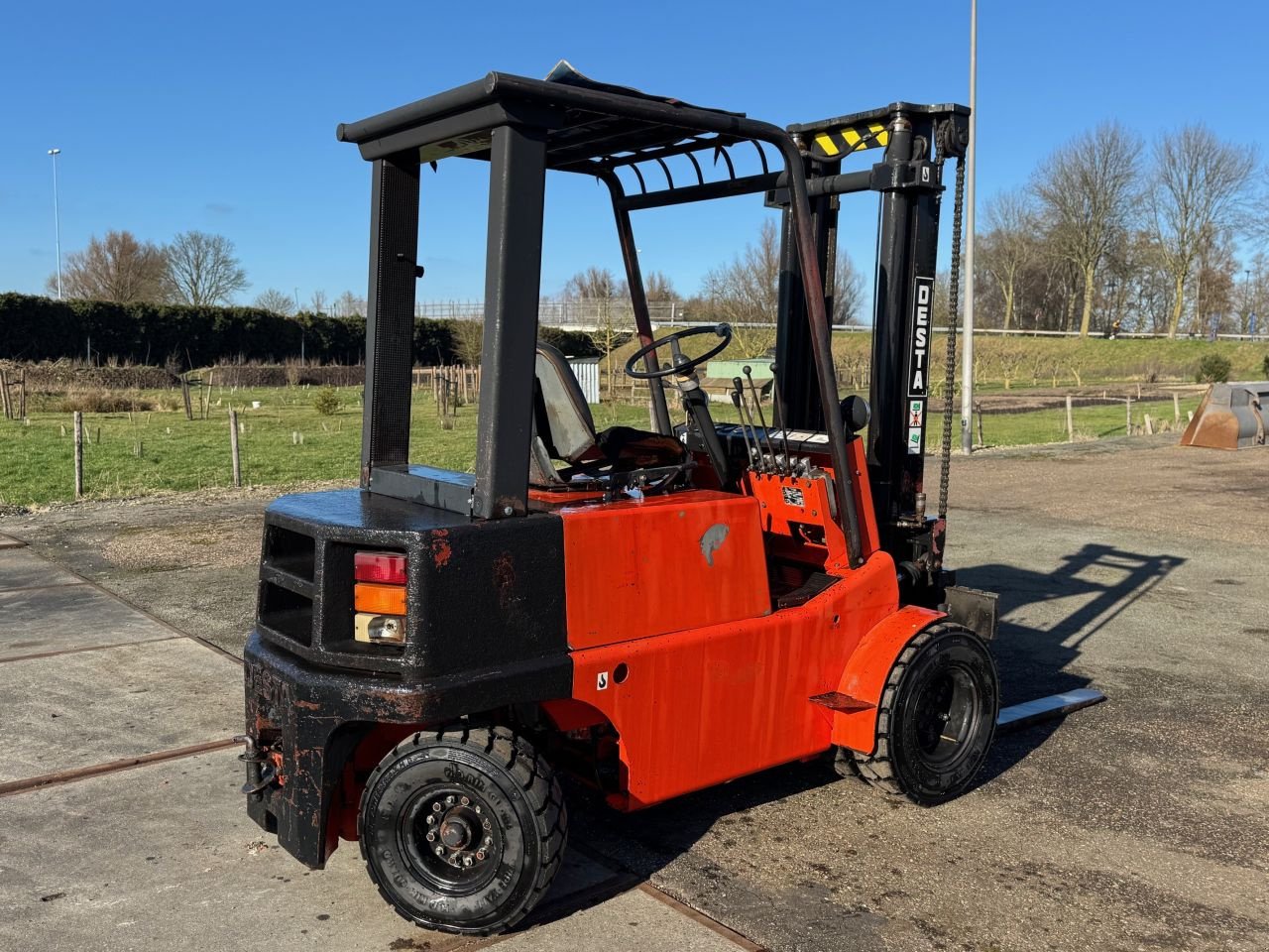 Frontstapler des Typs Desta diesel vorkheftruck, Gebrauchtmaschine in Hardinxveld-Giessendam (Bild 4)