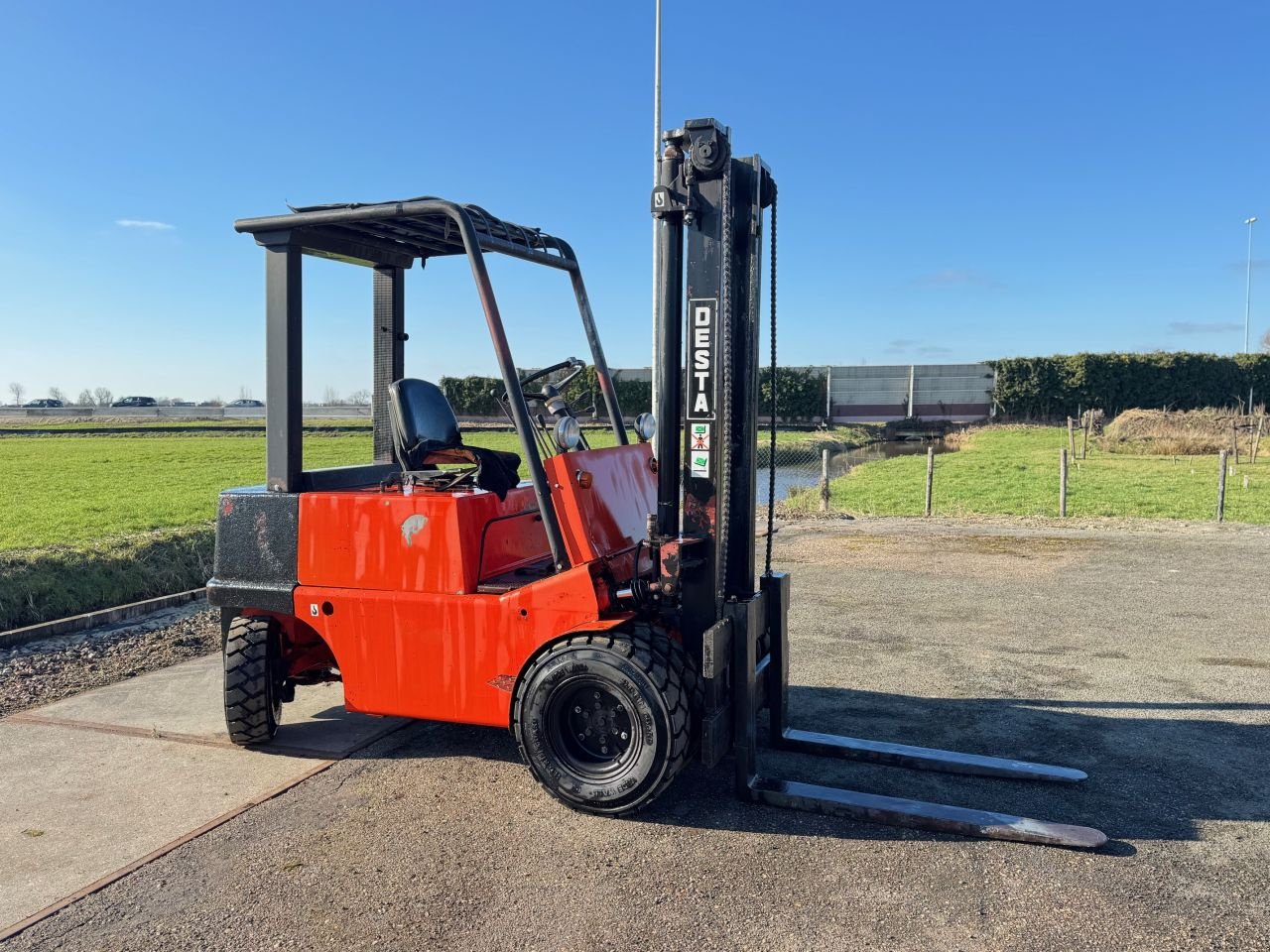 Frontstapler des Typs Desta diesel vorkheftruck, Gebrauchtmaschine in Hardinxveld-Giessendam (Bild 9)