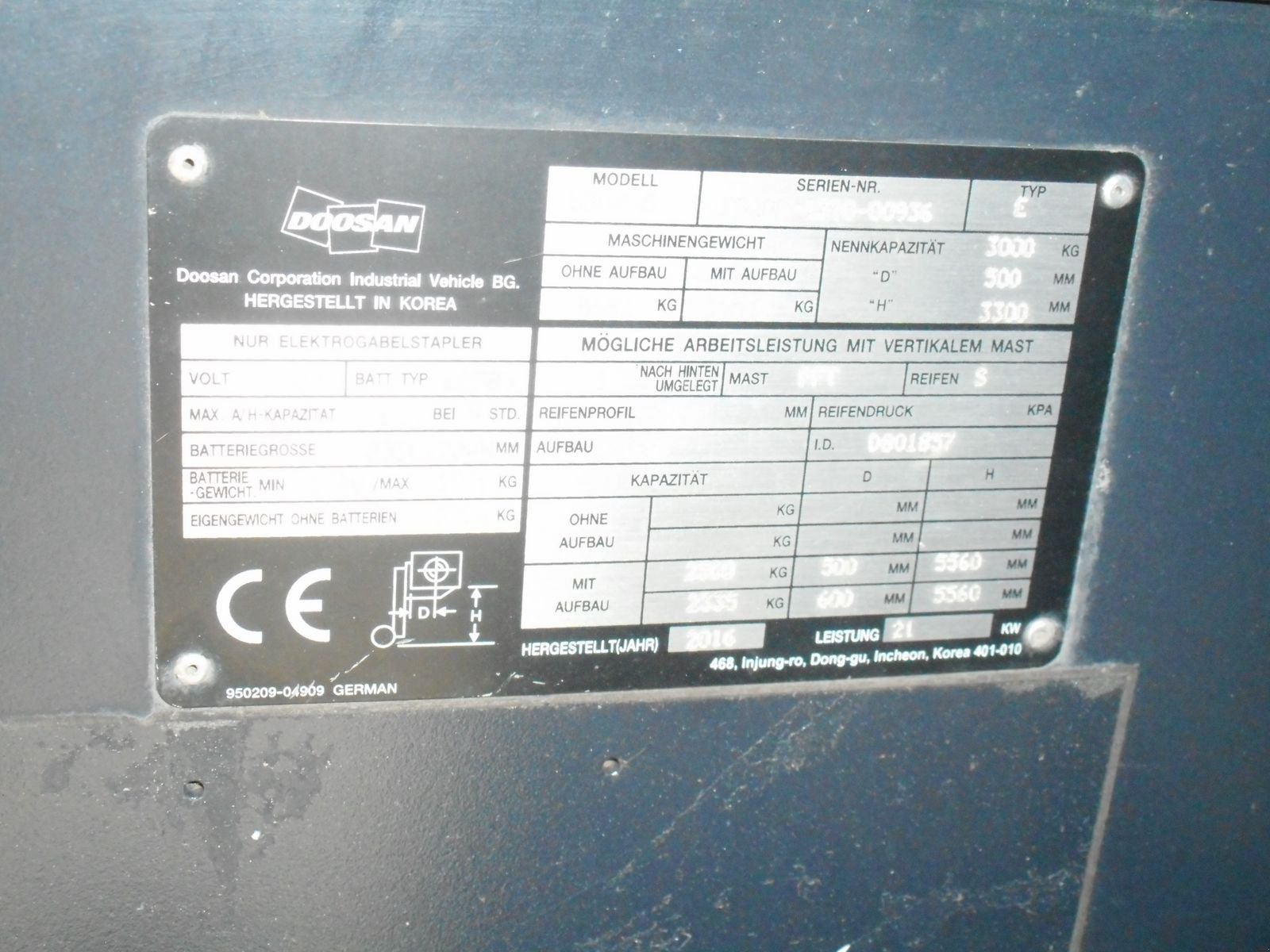 Frontstapler of the type Doosan B30X-5 Triplex + SS + 4. Kreis, Gebrauchtmaschine in St. Nikolai ob Draßling (Picture 16)