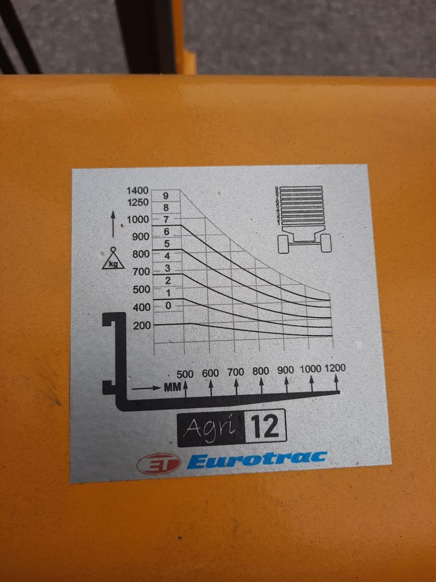 Frontstapler des Typs Eurotrac AGRI-12 GELÄNDESTAPLER, Vorführmaschine in Burgkirchen (Bild 9)