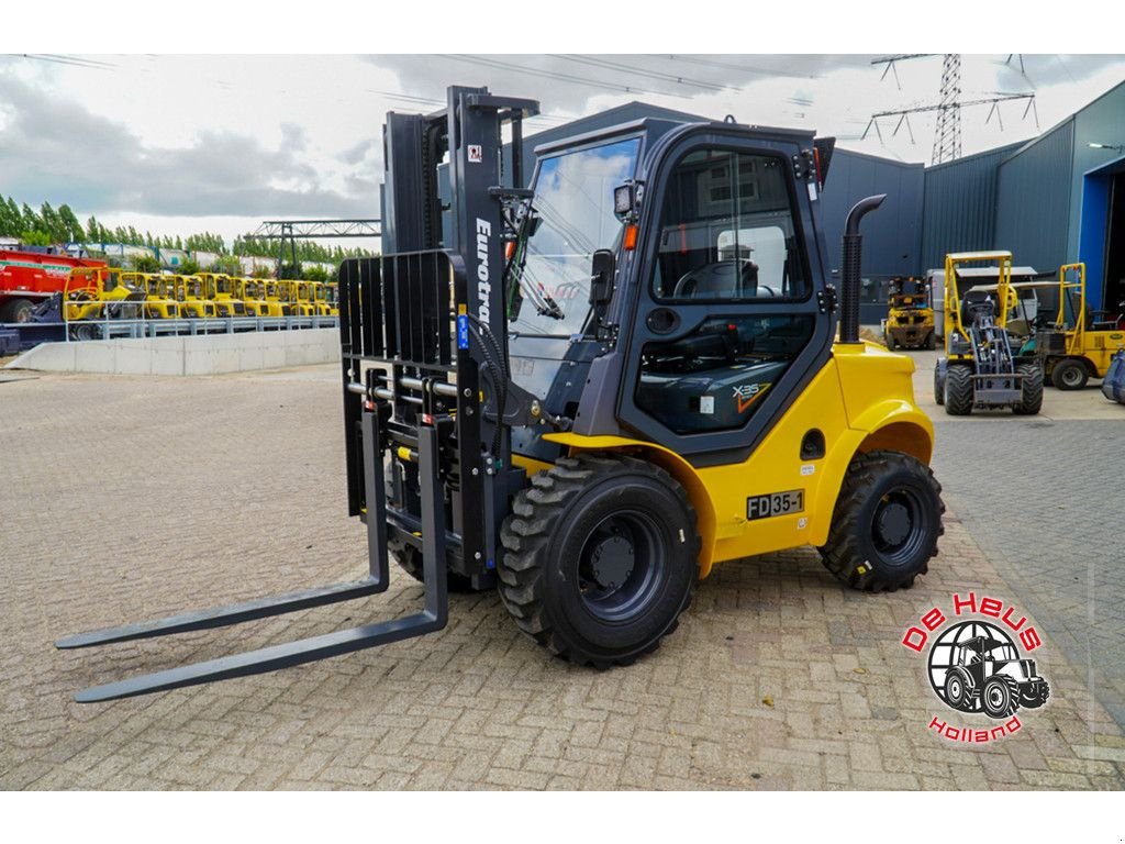 Frontstapler del tipo Eurotrac FD35-RT, Neumaschine In MIJNSHEERENLAND (Immagine 9)
